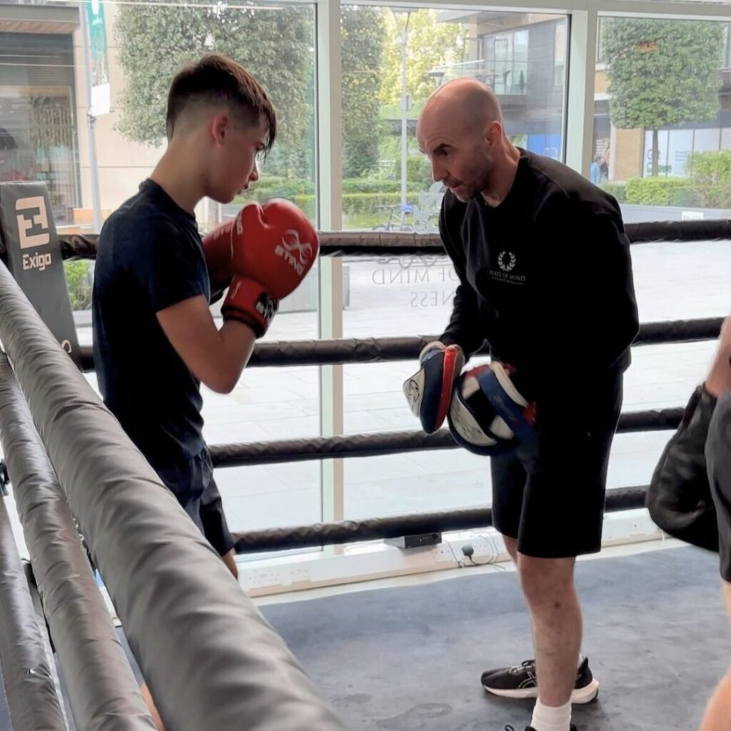 Coaching on the pads
